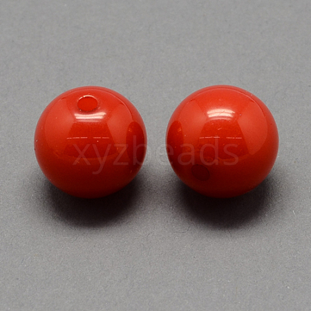 Imitation Jelly Acrylic Beads JACR-R001-8mm-04-1