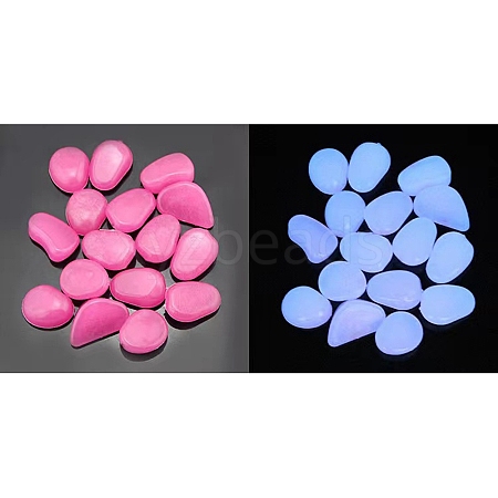 Plastic Imitation Luminous Stone Display Decoration PW-WG21176-08-1