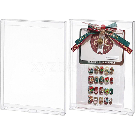 Transparent PVC Rectangle Favor Box Candy Treat Gift Box CON-BC0006-27-1