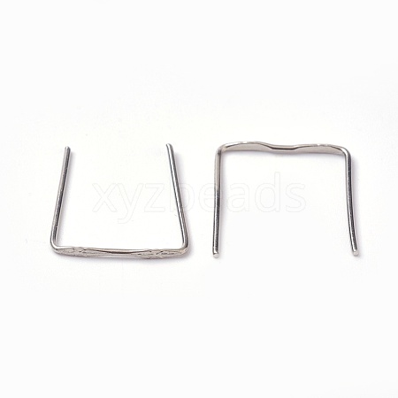 Brass Square Buckle KK-WH0021-02C-P-1