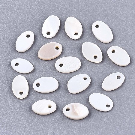Natural Freshwater Shell Charms SHEL-S276-112A-01-1