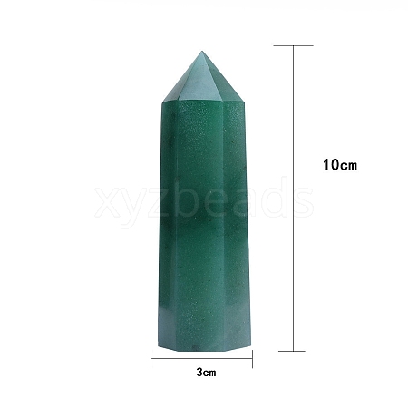 Point Tower Natural Green Aventurine Home Display Decoration PW-WG18358-03-1