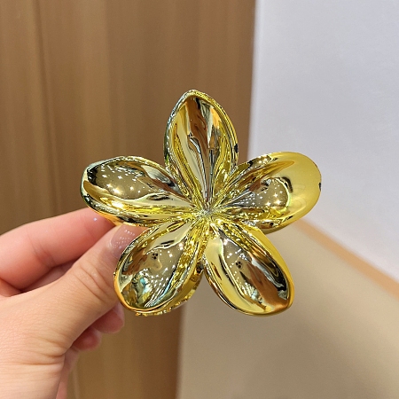 Flower Plastic Claw Hair Clips PW-WG12466-02-1