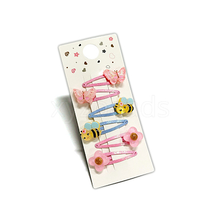 5Pcs 5 Style Cute Children's Hair Clips PW-WG4041C-09-1