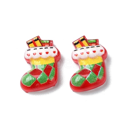 Christmas Series Resin Cabochons CRES-Q006-02E-1