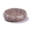 Resin with Natural Other Quartz Chip Stones Ashtray DJEW-F015-06E-3