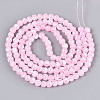 Baking Paint Glass Beads Strands DGLA-N015-6mm-02-2