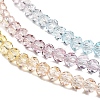 Transparent Painted Glass Beads Strands X1-DGLA-A034-T3mm-A15-4