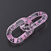 Transparent Acrylic Linking Rings OACR-N009-013B-14-1