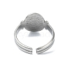 304 Stainless Steel Cuff Rings RJEW-M019-26P-3