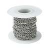 Tarnish Resistant 304 Stainless Steel Twisted Chains CHS-H007-61B-3