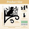Iron Hanging Plant Hanger Bracket HJEW-WH0095-023-2