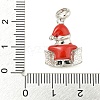 Anti-Tarnish Rhodium Plated 925 Sterling Silver Enamel Christmas European Dangle Charms LS-STER-Z010-02P-02A-3