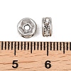 304 Stainless Steel Rhinestone Spacer Beads STAS-P444-01A-P-3