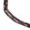 Natural Red Rainbow Jasper Beads Strands G-M389-21-4