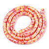 Handmade Polymer Clay Beads Strands CLAY-ZX007-09A-06-2