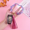 Chain Link Wristlet Keychain HJEW-SW00014-04-5