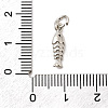 Brass Micro Pave Cubic Zirconia Charms KK-C139-29B-P-3