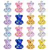 40Pcs 8 Colors Electroplated Resin Pendants CRES-CJ0001-67-1