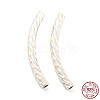 925 Sterling Silver Tube Beads STER-Q191-01A-S-1