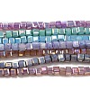 Baking Painted Glass Beads Strands DGLA-F002-05-1