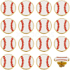 20Pcs Sport Enamel Pins JEWB-SC0001-62B-6