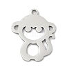 201 Stainless Steel Pendants STAS-F316-30P-02-1