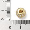 Rack Plating Brass Micro Pave Cubic Zirconia Beads KK-L224-017G-3