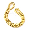 Electroplate Glass Beads Strands EGLA-H109-12F-01-2