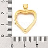 Rack Plating Brass Locket Pendants KK-F874-01G-05-3