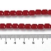 Opaque Glass Beads Strands GLAA-G112-03M-4