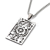 Non-Tarnish 304 Stainless Steel Pendant Necklaces NJEW-K253-24P-3