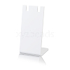 10Pcs L Shaped Acrylic Single Necklace Display Stands NDIS-SC0001-02B-5