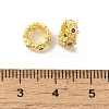 Rack Plating Brass Beads KK-B088-01B-02G-3