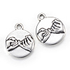 Tibetan Style Alloy Charms X-TIBEP-Q061-04AS-LF-1