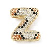 Brass Micro Pave Cubic Zirconia Pendants KK-Z108-02G-Z-1