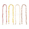 Givenny-EU 4Pcs 4 Colors Acrylic Beads Bag Strap FIND-GN0001-06-1