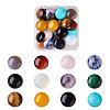 Fashewelry 24Pcs 12 Style Natural & Synthetic Gemstone Cabochons G-FW0001-05-10