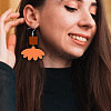 2Pcs 2 Style PET Plastic Earring Handwork Template DIY-WH0571-005-4