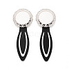 Alloy & Iron Bookmark Cabochon Settings PALLOY-N184-07S-1