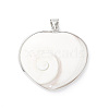 Natural Sea Shell Pendants SHEL-F005-02P-3