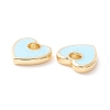 Rack Plating Eco-friendly Brass Enamel Charms LS-KK-D073-04G-02-NR-3