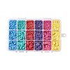 6 Colors Handmade Polymer Clay Beads CLAY-JP0001-04-3