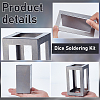 48Pcs 4 Styles Steel Welding Practice Sheet Kit TOOL-WH0136-210-3