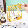 1 Set Coat Hanger Shaped Acrylic Earring Display Stands EDIS-PH0001-90B-3