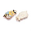 Alloy Enamel Pendants ENAM-T022-56C-2