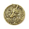 Retro Antique Golden Animal Alloy Brooches for Backpack Clothes JEWB-S040-02B-AG-1