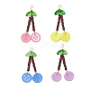 4Pcs Acrylic Sewing Buttons Pendants PALLOY-JF04201-1