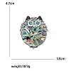 Owl Shell Pin PW-WGB880E-01-5