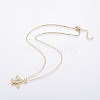 304 Stainless Steel Chain Necklaces NJEW-O108-43G-2